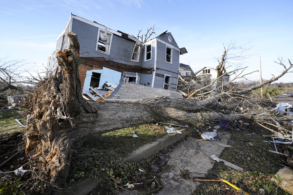 Natural Disaster Damaged Home