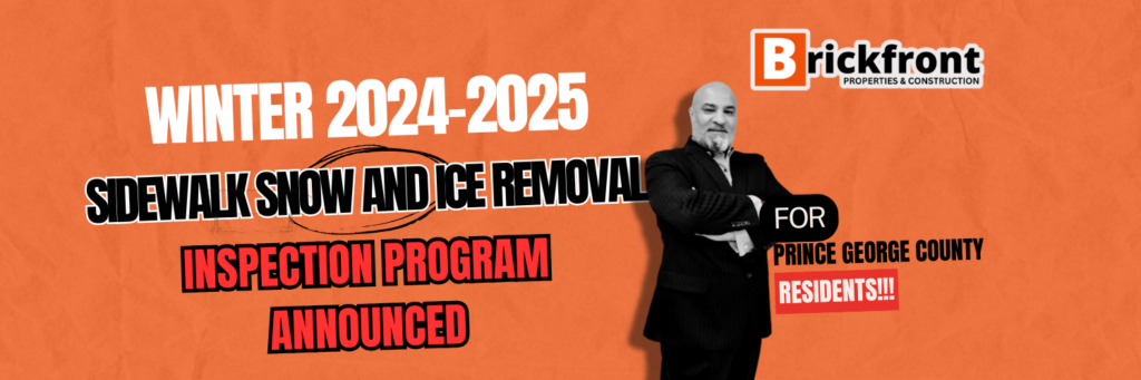 Winter 2024-2025 Sidewalk Snow and Ice Removal Inspection Program Announced